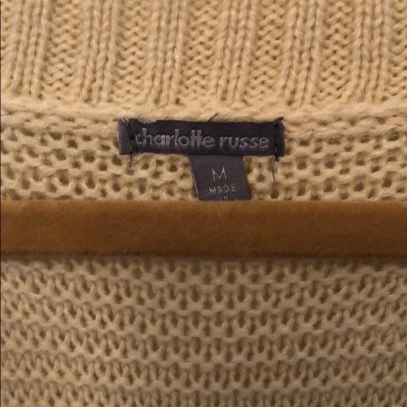 Cold-Shoulder Knit Sweater Dress - Picture 6 of 7